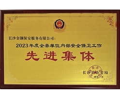 2023年度长沙县单位内部保卫工作突出集体